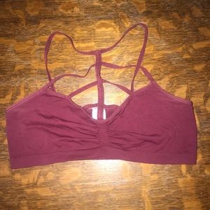 Bralette with front strap detail